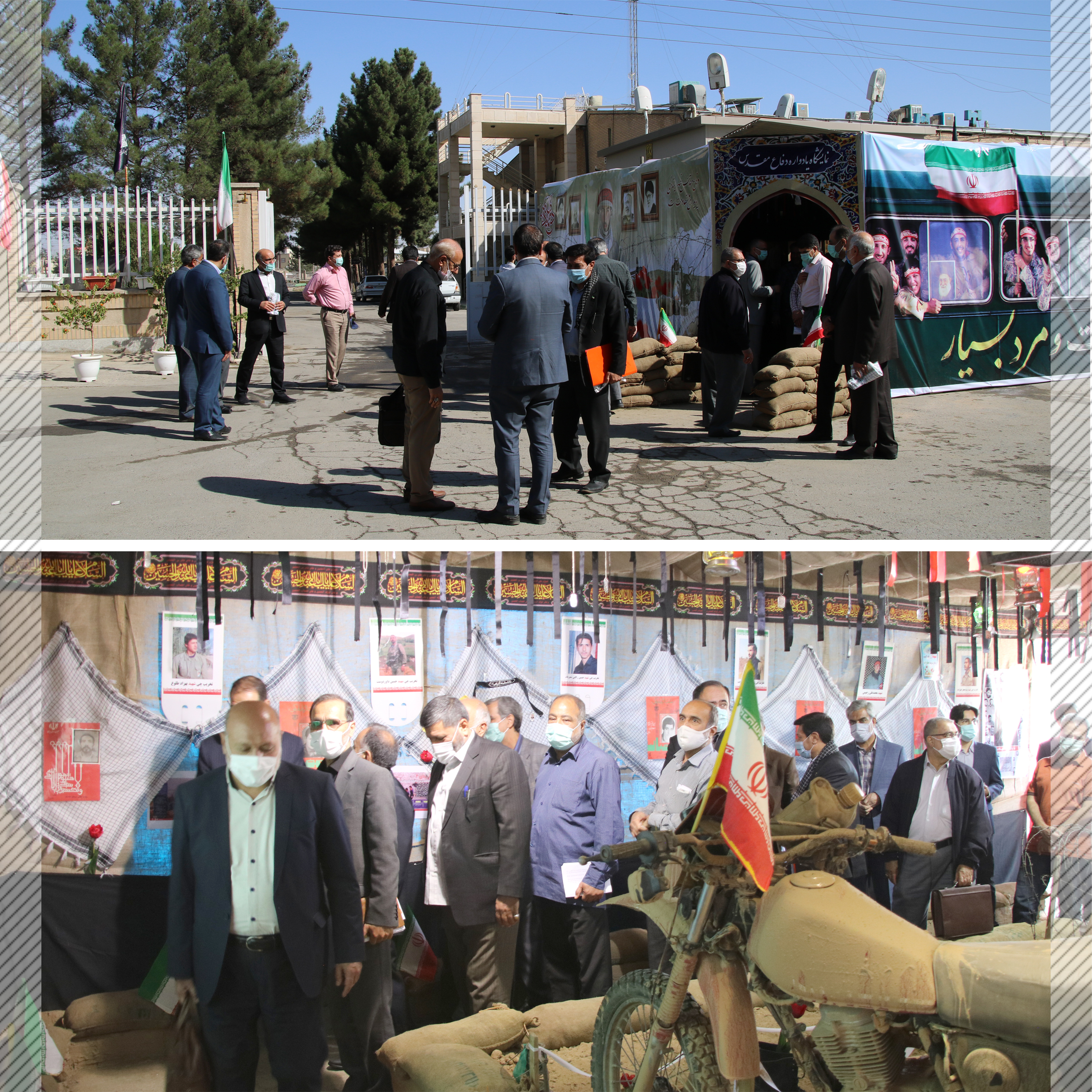 11 - نمایشگاه گرامیداشت هفته دفاع مقدس در محل شرکت سپاد خراسان افتتاح شد