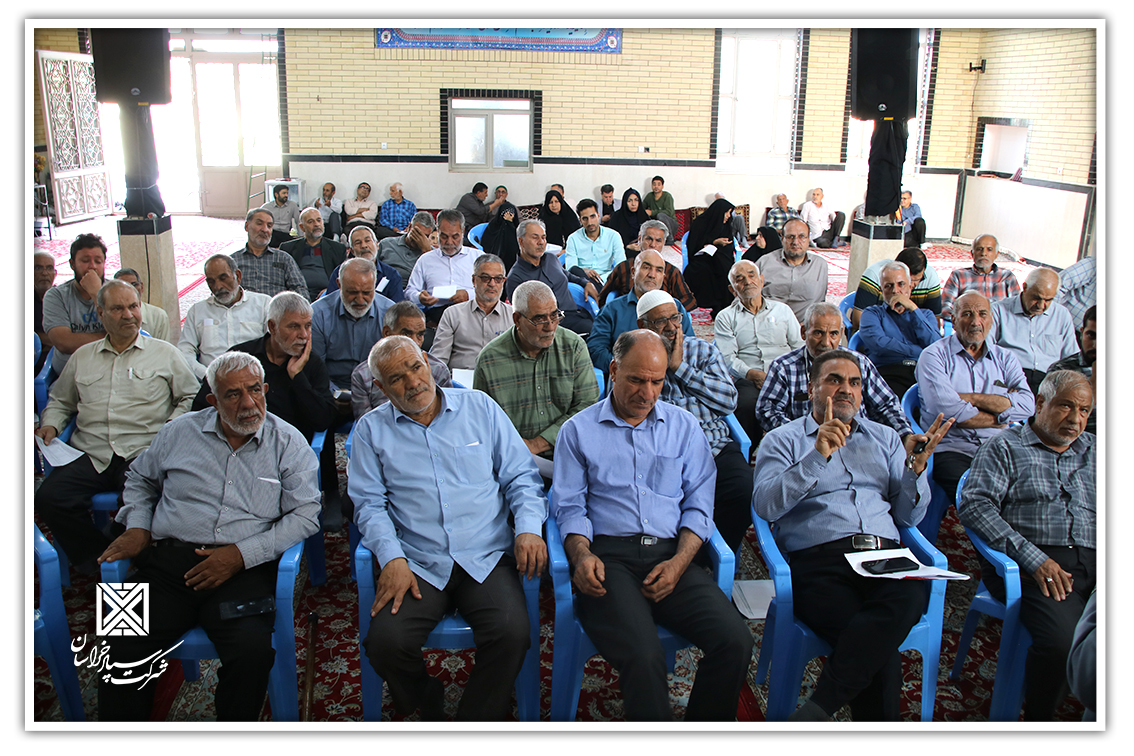 5 3 - استقبال و مشارکت سهامداران محترم شهرستان طبس از گام دوم افزایش سرمایه و حضور مدیران شرکت سپاد خراسان در آن شهرستان مورخه 1403/7/15