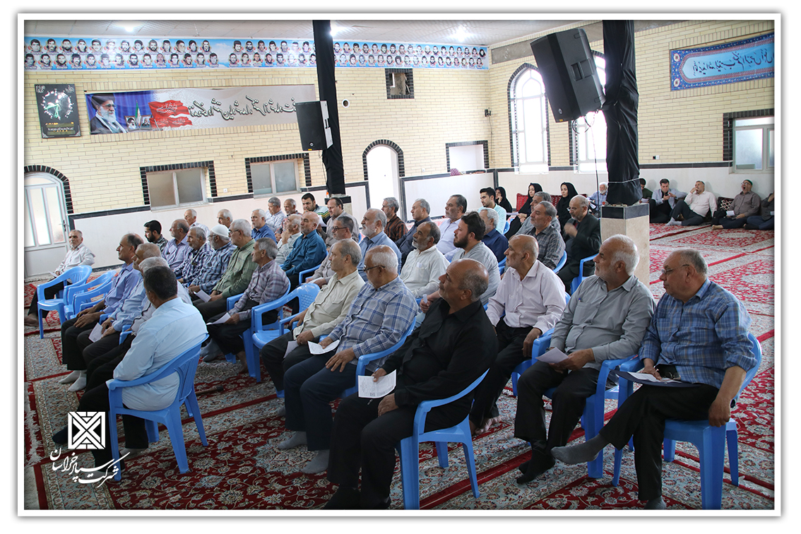 6 3 - استقبال و مشارکت سهامداران محترم شهرستان طبس از گام دوم افزایش سرمایه و حضور مدیران شرکت سپاد خراسان در آن شهرستان مورخه 1403/7/15