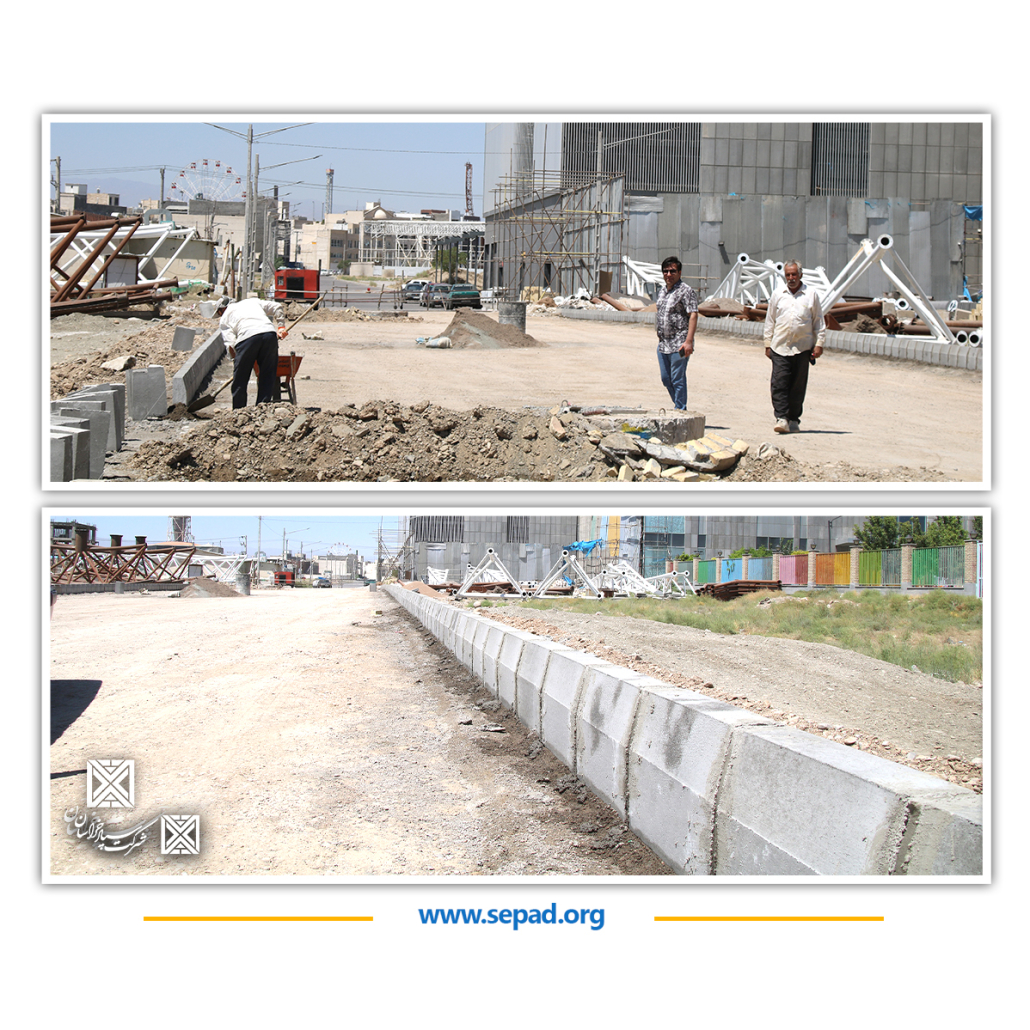 444 1030x1030 - گزارش تصویری از آماده سازی و آسفالت معابر شهری -منطقه تجاری گردشگری سپاد