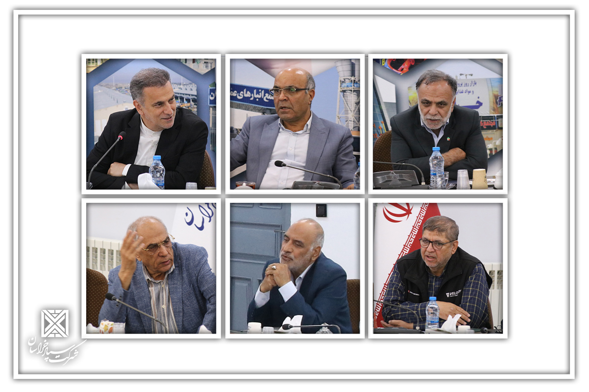 10 2 - دیدار با مشاور وزیر و ریاست نمایندگی وزارت امور خارجه در شمال شرق کشور و رایزن های اقتصادی نمایندگی و مدیرعامل منطقه آزاد تجاری صنعتی سرخس در سالن جلسات شرکت سپاد خراسان